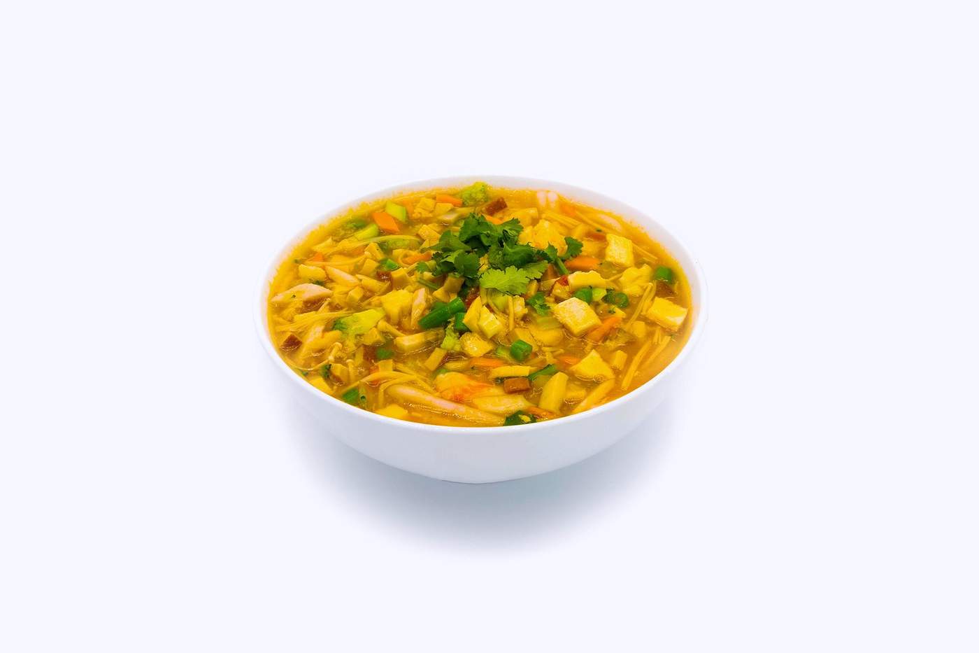 Crab Thick Noodle Soup